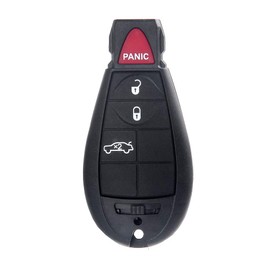 KEYALL 1 Pack 4 Buttons Remote Control Car Key Fob 2008-2010 Fit for Chrysler 300 3.5L,2011-2012 Fit for Chrysler 300 3.6L M3N5WY783,267F-5WY783,05026100AD,05026197AD