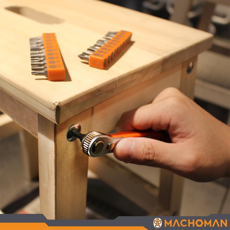 MACHOMAN 1MC021 21 Piece Bit Set with 20 Bits and