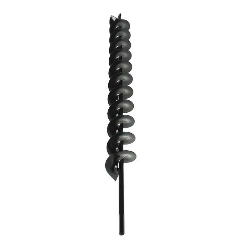 ALL-CARB 2" × 24" Precision Black Auger Drill Bit For