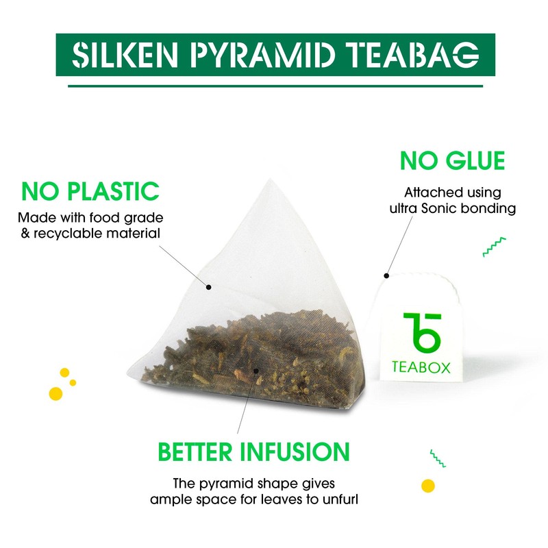 Teabox Premium Darjeeling Green Tea Sampler Bags 100pcs (10pcs X