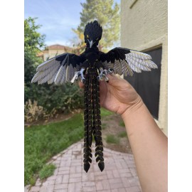 3D Printed 1 Pack Phoenix Animals 14.5” Black Articulated Collectable Toy Gift