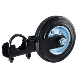 Skelang 2 Pcs Gate Support Wheel, 6" Gate Helper Wheel for Metal Swing Gate with 1-5/8" Thru 2" Gate Frame, Total Load Capacity 1200Lbs