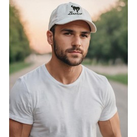 Bronco Dad Hat Vintage Car Lover Embroidered Adjustable Cap (White)