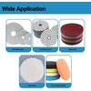 JUSTCUT 5 Inch Polishing Backing Pad Heavy-Duty Aluminum Backer Pad