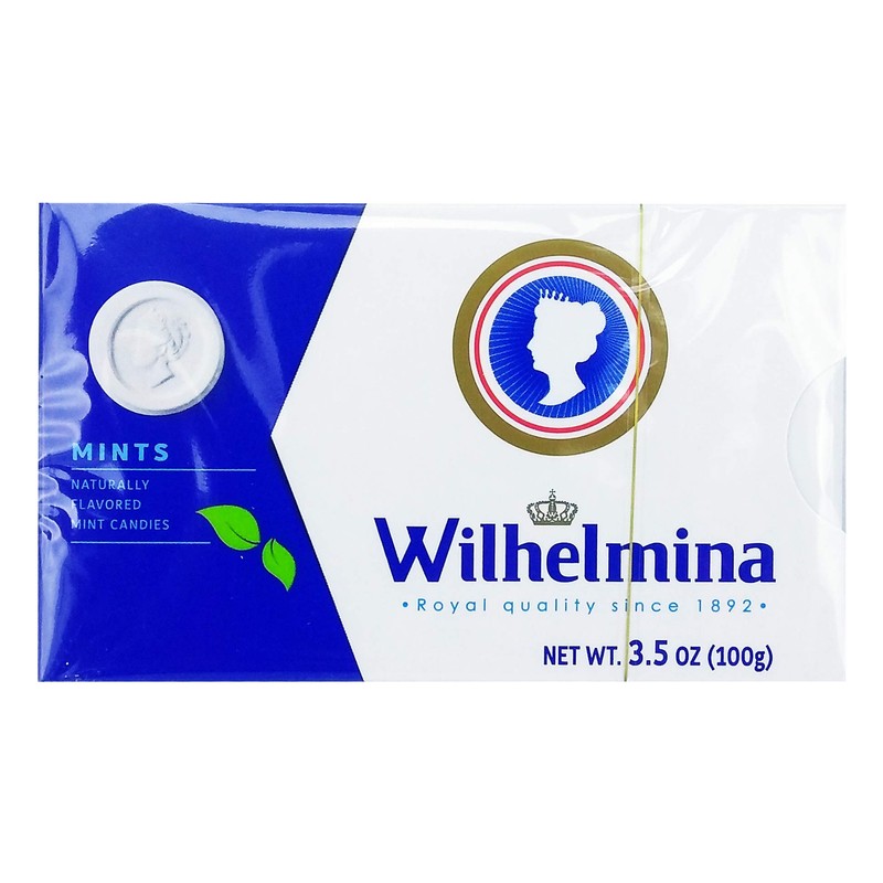 Wilhelmina Peppermints (Classic Dutch Peppermints) - 3.5oz [Pack of 3]