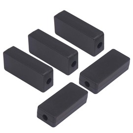 Zulkit 5Pcs Project Boxes ABS Plastic Electrical Project Case Power Junction Box Black 2.36 x 0.98 x 0.63 inch(60x25x16mm)