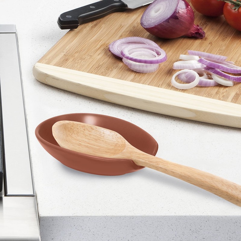 OGGI Spooner Ceramic Spoon Rest- Spoon Rest for Stove Top,