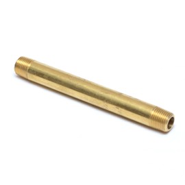 FasParts 1/8" Male NPT MPT MIP 4" Long Nipple Brass Pipe Fitting Fuel/Air/Water/Boat/Gas/Oil WOG