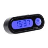 Car Clock Thermometer LED Backlight 2 in 1 Dashboard Clock