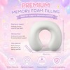 Amyhill Unicorn Kids Travel Neck Pillow, Airplane Pillow Hooded,Reversible