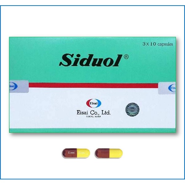 Siduol Hemorrhoid Relieve Capsules (1x30 Capsules) by Eisai Co, Ltd. Japan, Effective to Combat Internal & External Haemorrhoids, Bleeding Piles & Associated Signs & Symptoms
