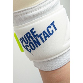 Reusch Pure Contact Silver Junior Goalkeeper Gloves with Very Good Grip and Inseam Cut