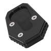 Foot Side Stand Extension Pad Plate, Convenient Durable Motorcycle Kickstand