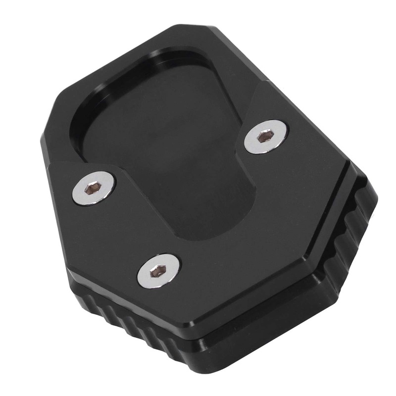 Foot Side Stand Extension Pad Plate, Convenient Durable Motorcycle Kickstand