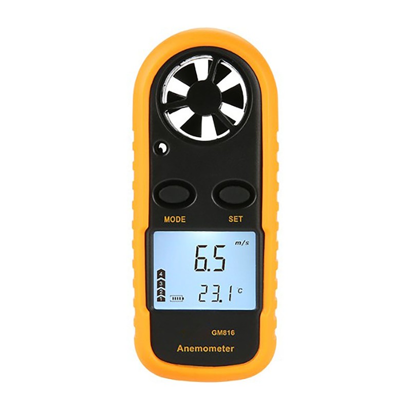 Wind Speed Meter Chill Tester Velocity Gauge Digital Anemometer for