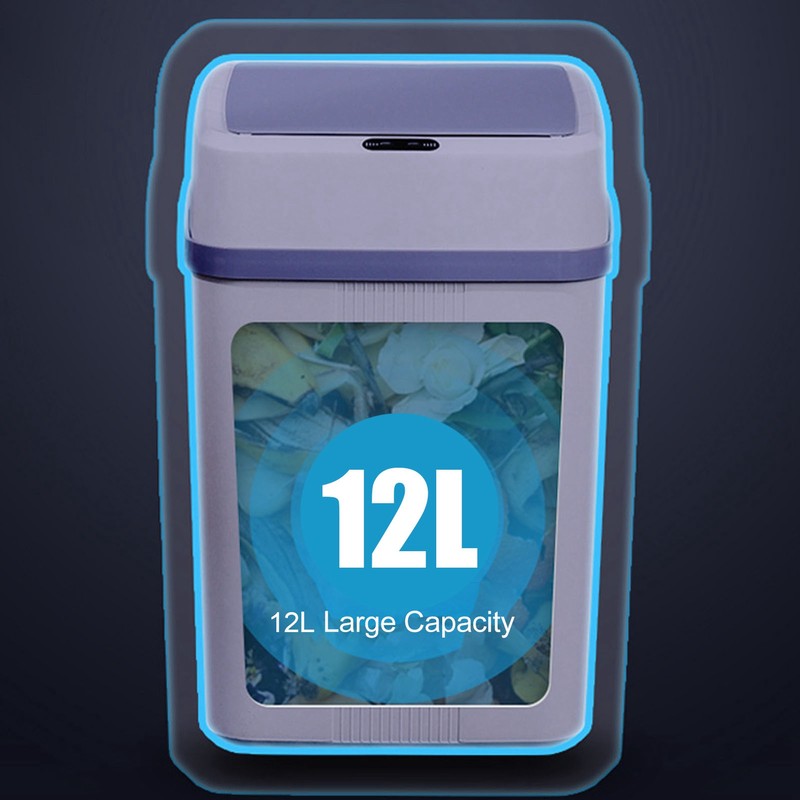 Smart Trash Can 12L Quick Motion Sensing Auto Open Close