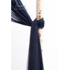 Floroom Wedding Arch Draping Fabric 2 Panels 20Ft Navy Blue