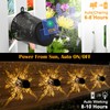 Likiyol 2025 Upgraded 4 Pack Hummingbird Solar Fence Lights Ultra