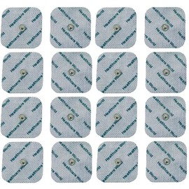 Square Stud Pads Compatible With Beurer Sanitas Tens Machines By Healthcare World - Pack Of 16