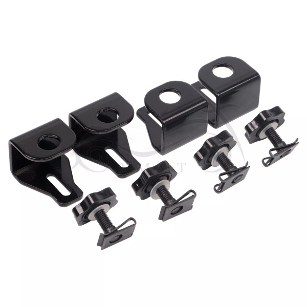 Unbranded Saddlebag Lock Mounting Security Theft Deterrent Brackets For Harley