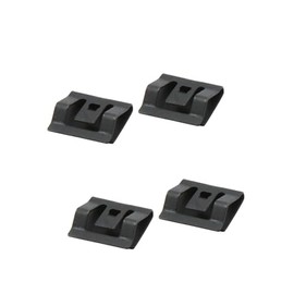 REPAIROCK 4pcs Metal Retainer Car Console Dashboard Trim Clip 14mm x 13.8mm Auto Replacement Parts