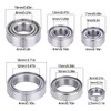 RC Bearing Kit,Alloy Steel Ball Bearing Set, High-Speed Sealed Bearing