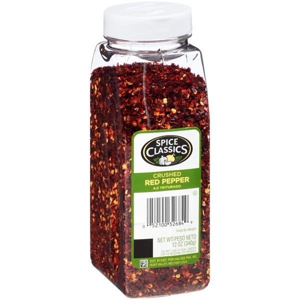 Spice Classics Crushed Red Pepper, 12 oz - One 12