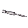 M4 Combination Drill and Tap Bit, HSS 1/4" Hex Shank
