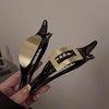 NAKANOYA Sideways Hair Claw 1 Piece Metal Alloy Metal Plastic