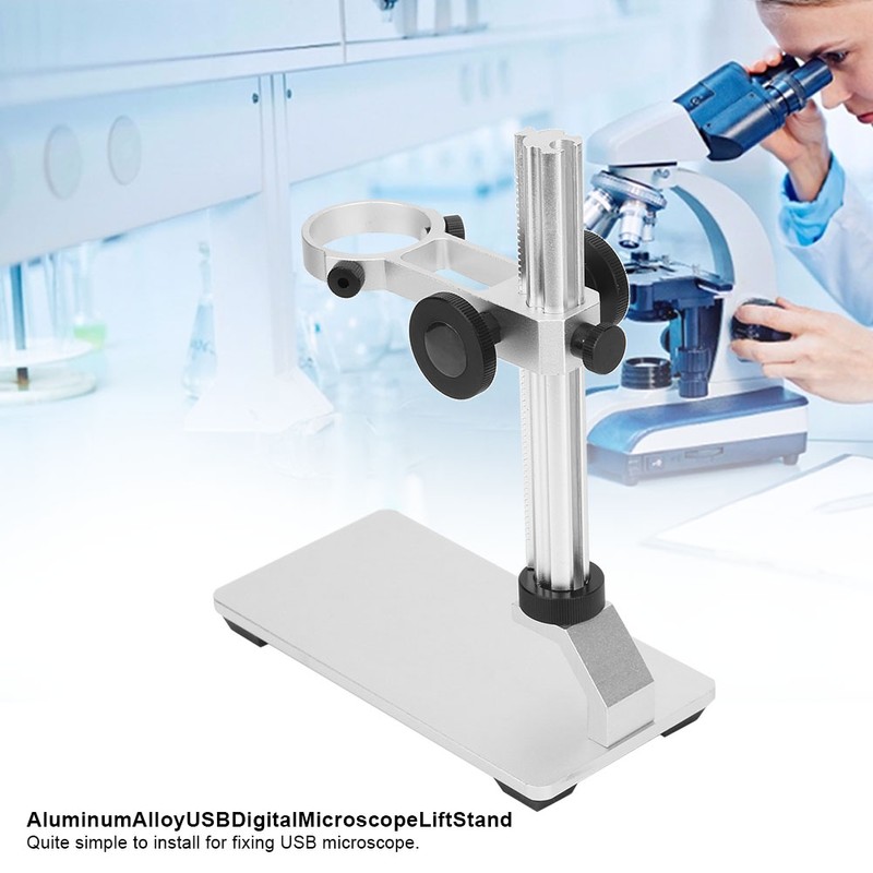 Aluminum Alloy USB Microscope Bracket Digital Microscope Lift Stand Support