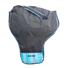 Kensington Signature Padded All Purpose Saddle Carry Bag with Slim Pocket for Horse Trail Riding - 17", Atlantis