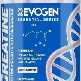 Creatina Monohidratada Micronizada Evogen 60 Serv Sabor Sin Sabor                                                                                     