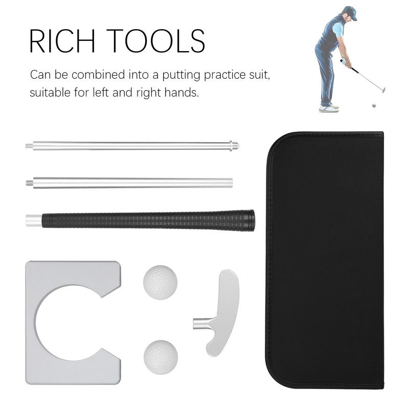 Professional Golf Putter Set Putting Training Aids Equipment for Left