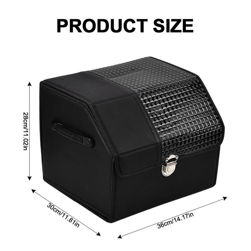 JSCARLIFE Car Trunk Organizer, Truck Boot Organiser, Foldable Car Boot
