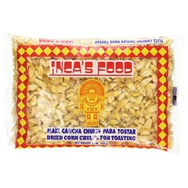 Incas Food Maiz Cancha Chulpe Para Tostar- Dried Corn Chulpe for Toasting - Product of Peru 15oz