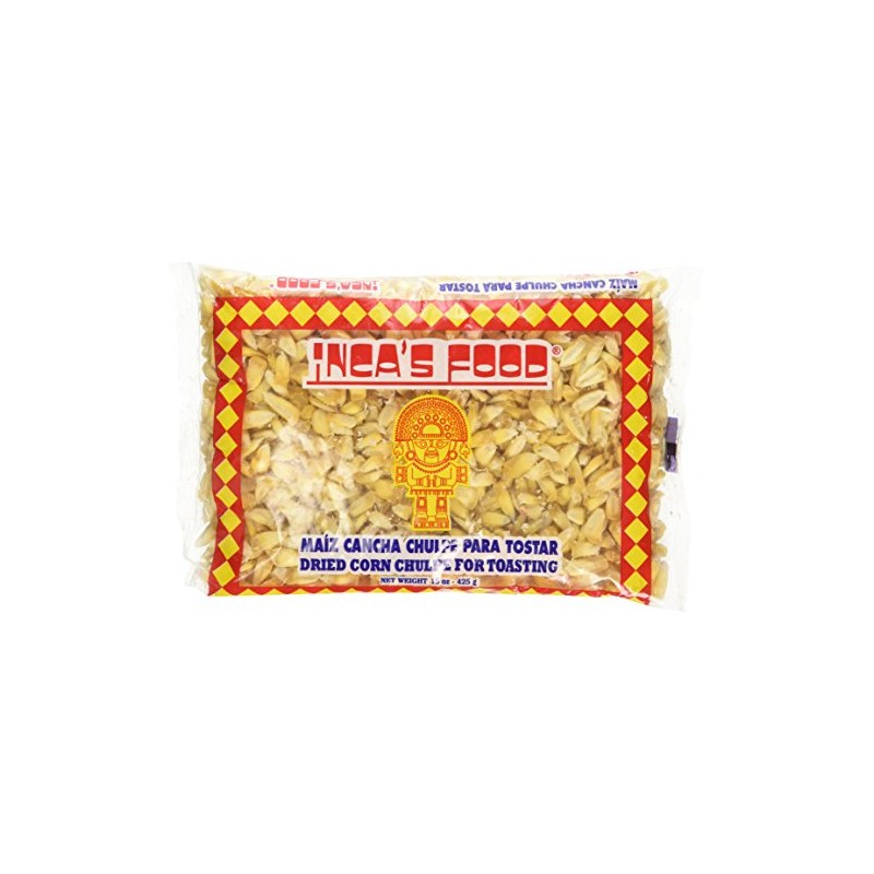 Incas Food Maiz Cancha Chulpe Para Tostar- Dried Corn Chulpe