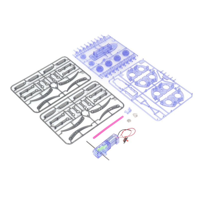 Spider DIY Building Toy Electric Plastic Spider Science Explorer Toy