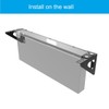 QiaoYoubang 2U Vertical Wall Mount Rack - Steel Vertical Patch