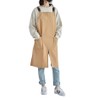 LeafIn WGZ Women's Apron with Pockets, Shoulder Hanging, Long Length,
