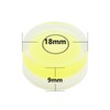 JYK 20pcs Round Bubble Level 15x8mm Mini Circular Bullseye Spirit