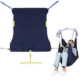 EZ Assistive Hoyer Sling for Patient Transfer or Lfit,Patient Lift Sling for Left Directly on Bed-SWL 500lb (Large)