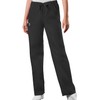 Cherokee Men's Drawstring Cargo Scrub Pant, Black, Medium