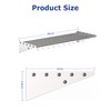 KYBOLT 12" x 36"Commercial Stainless Steel Wall Mounted Shelf with