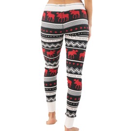 Cabin Moose LazyOne Women's Leggings and Tees, Pajama Separates, Cozy Loungewear for Women, Animal, Outdoor (Medium)