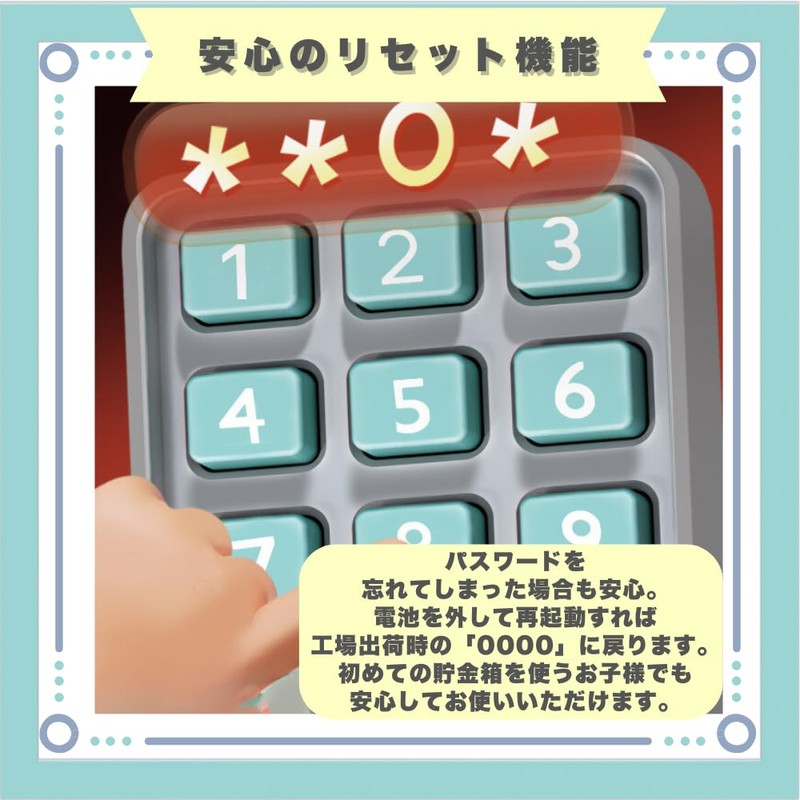 ideastore Piggy Bank Money Bank Dial Lock ATM Safe with