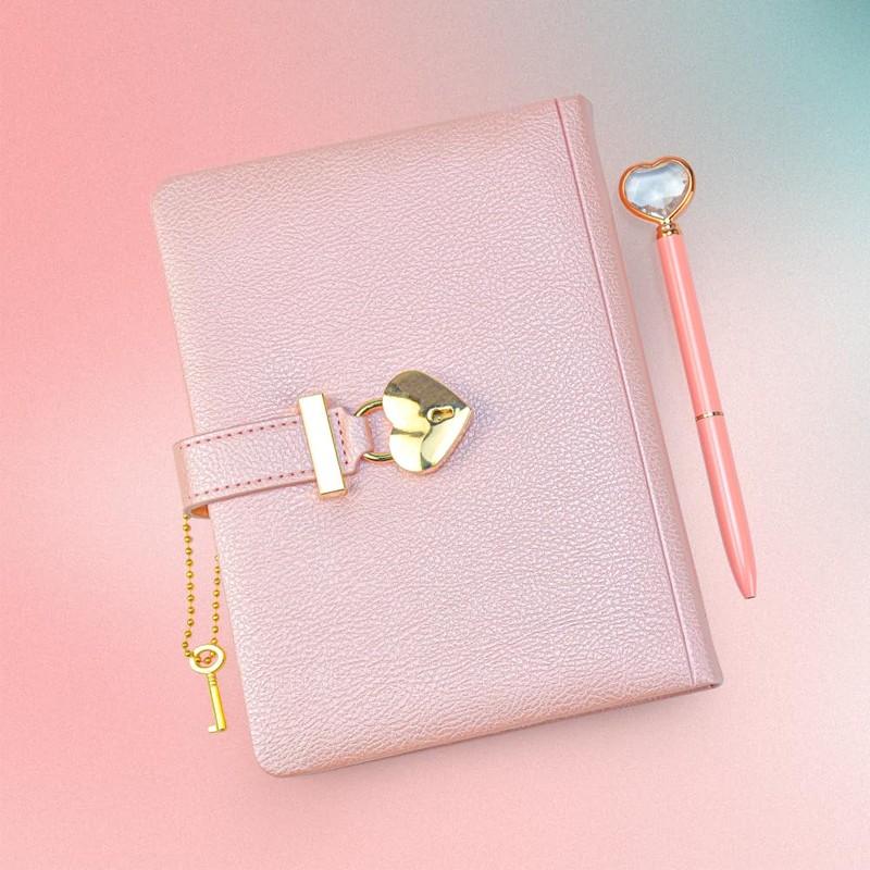 LIMITADA Diary with Lock and Key Lockable Notebook B6 Notebook