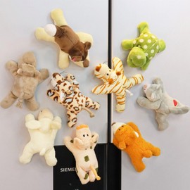 MZSX Decorative Refrigerator Magnets, 3D Cute dolls Resin food Magnets, Kid's Drawing, Magnetic Whiteboard, Photo, Map, Office Magnets, Home Decoration, 9Pcs