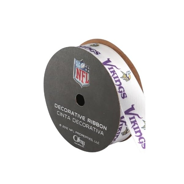 Minnesota Football Ribbon 7/8" by 9-Foot Polyester Spool