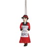 Silk Road Bazaar Felt Character Ornaments - Suffragette with Votes for Women Sign Figure