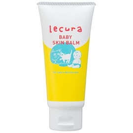 Lecura Baby Skin Balm 1.4 oz (40 g) (Additive-free, Organic Chamomile Extract & Botanical Ceramide), For Sensitive Skin, Dry Skin, Newborns, High Hydration